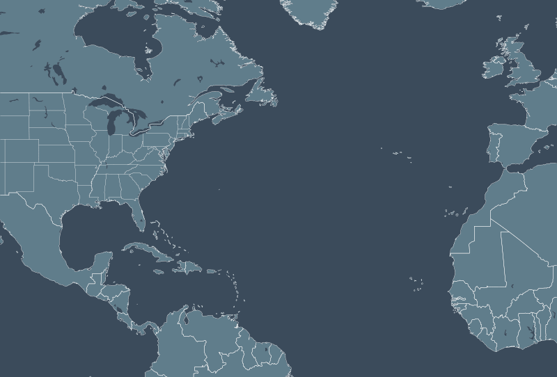 Atlantic region map