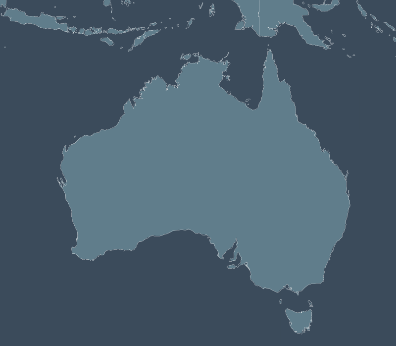 Australia region map