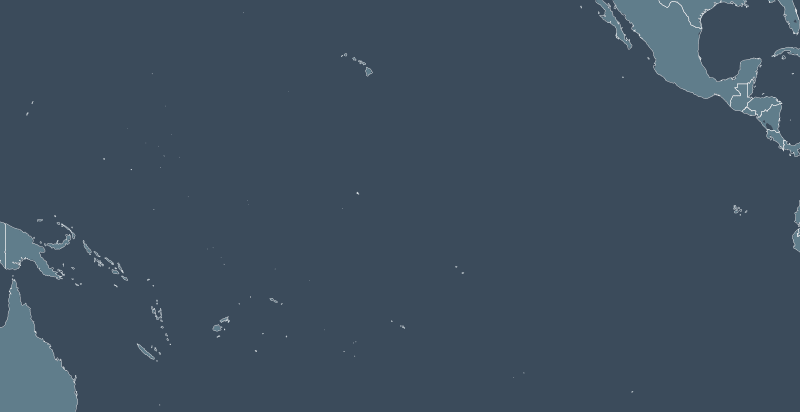 Tropical Pacific region map