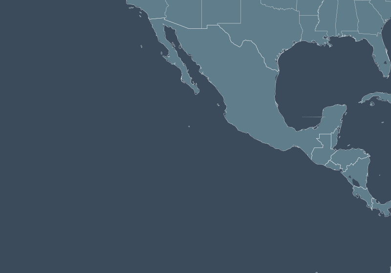 East Pacific region map