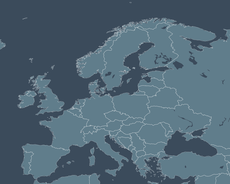 Europe region map