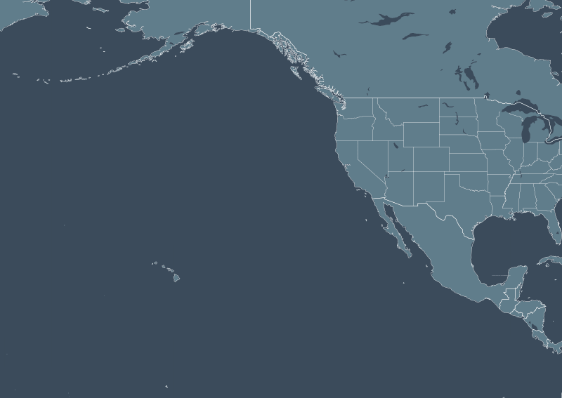Northeast Pacific region map