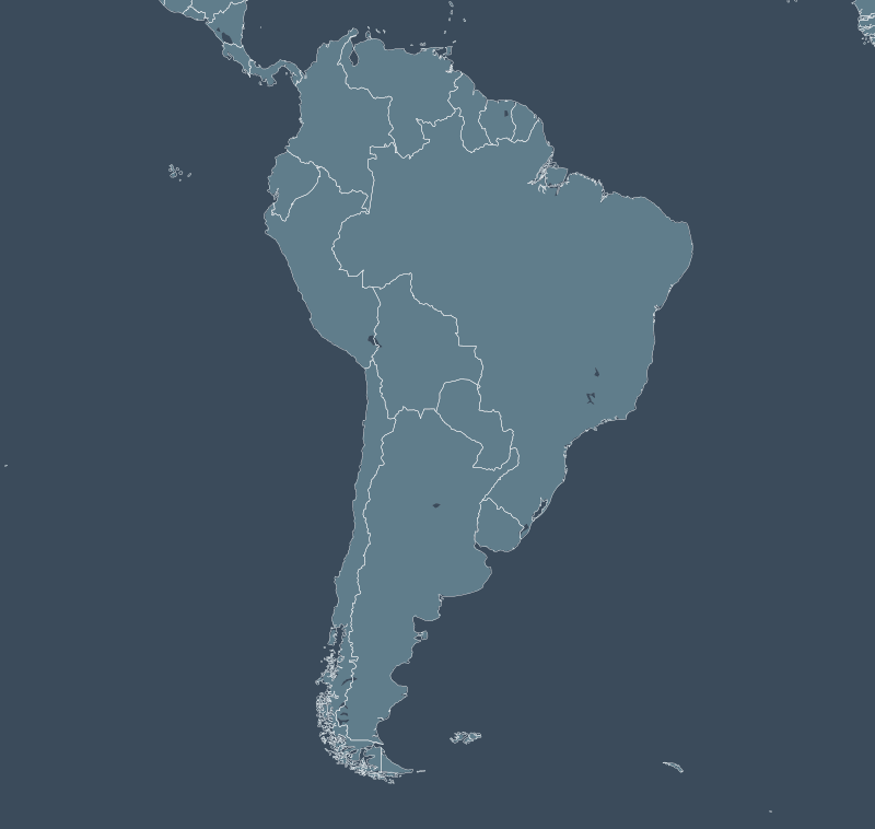 South America region map