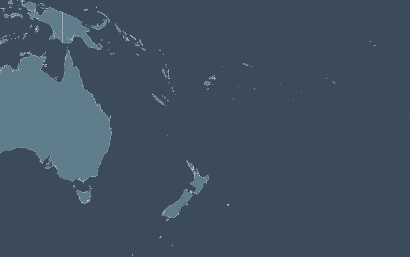 SW Pacific region map