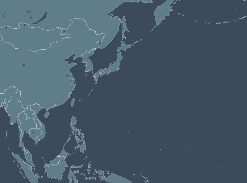 West Pacific region map